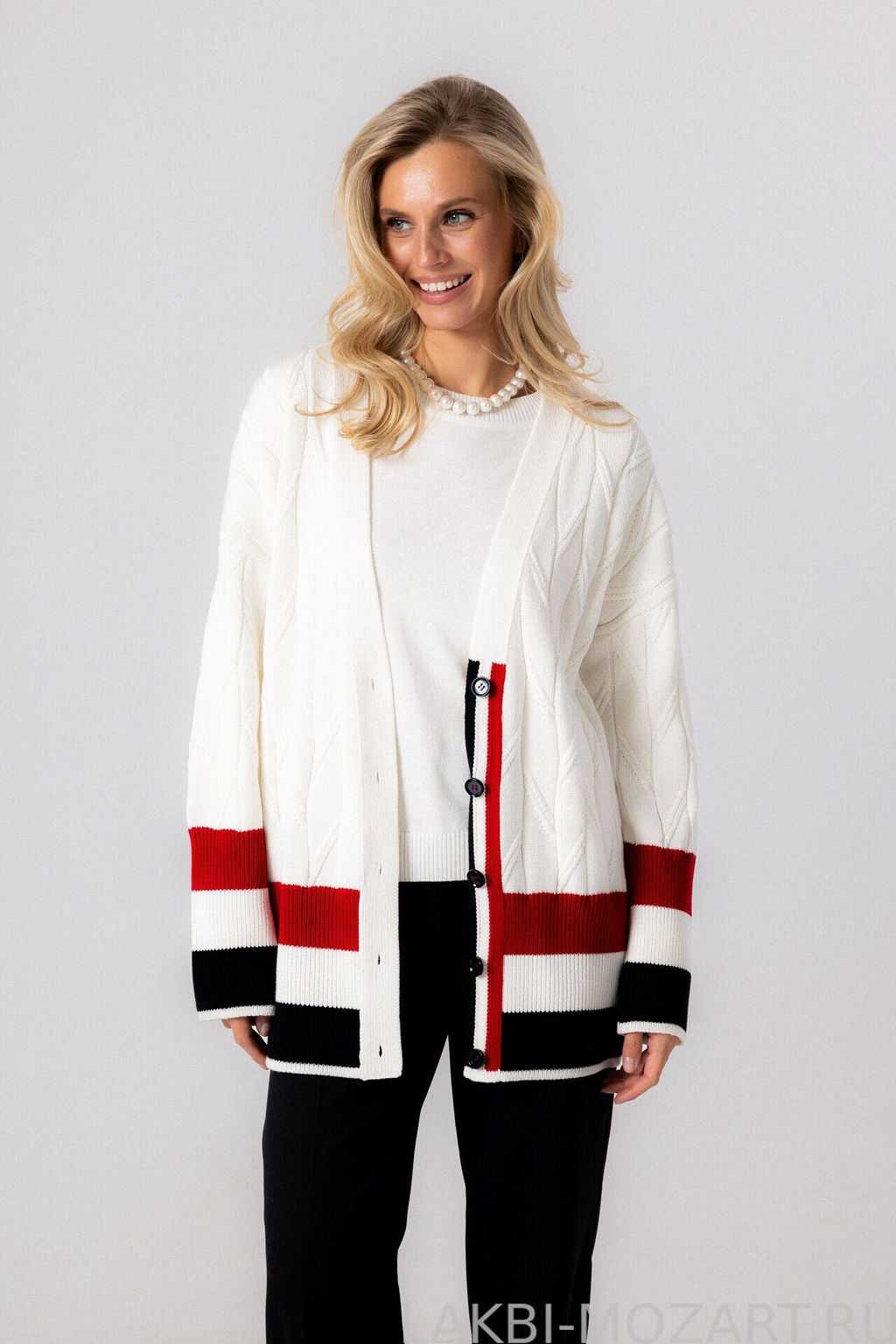 WW-2653 кардиган женский молоко