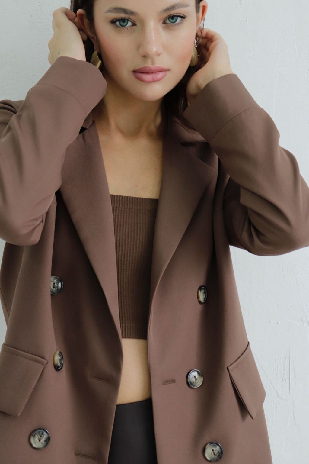 Двубортный жакет с английским воротником - Martichelli фото 141