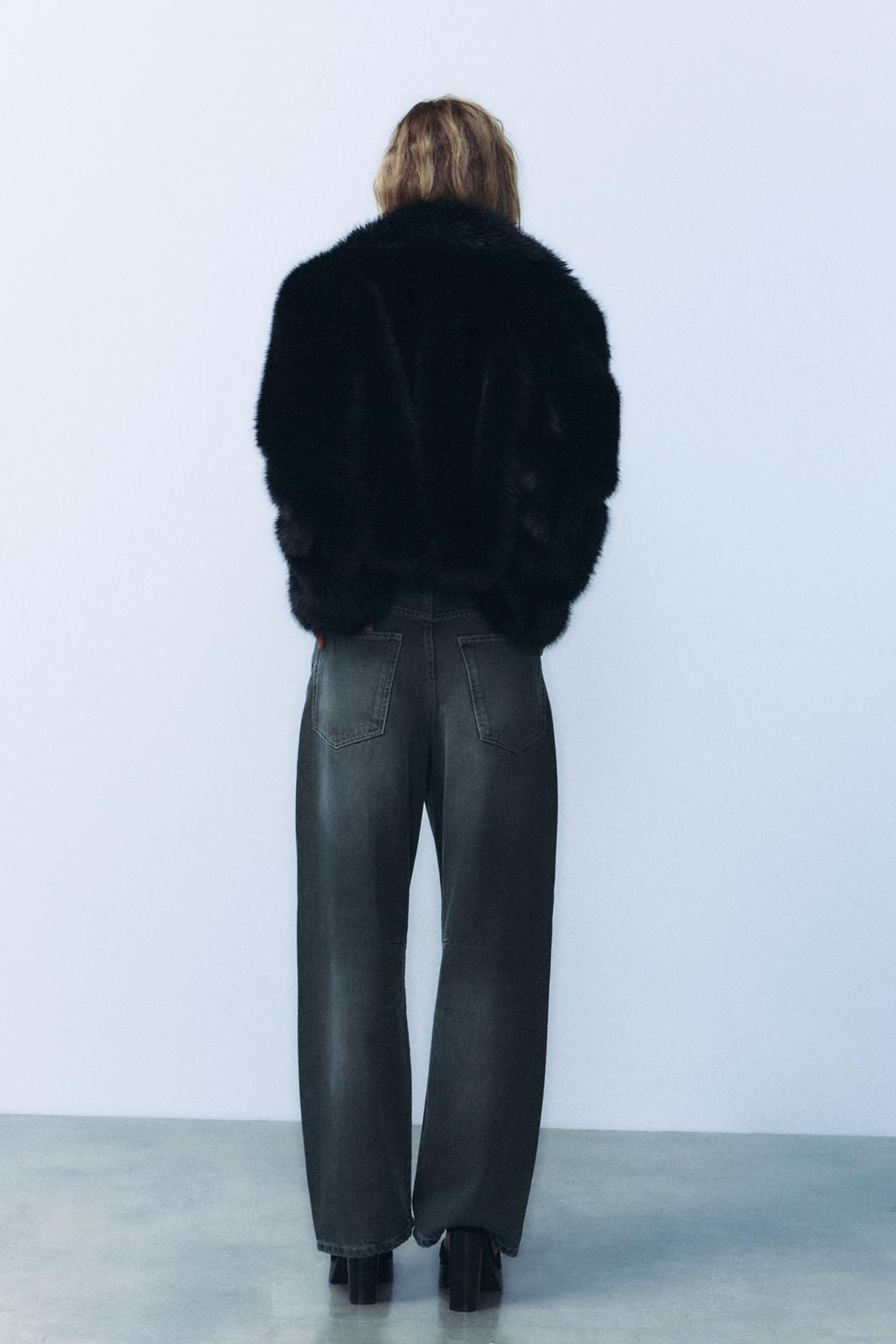 TRF MID-WAIST BAGGY BALLOON JEANS - Zara фото 7