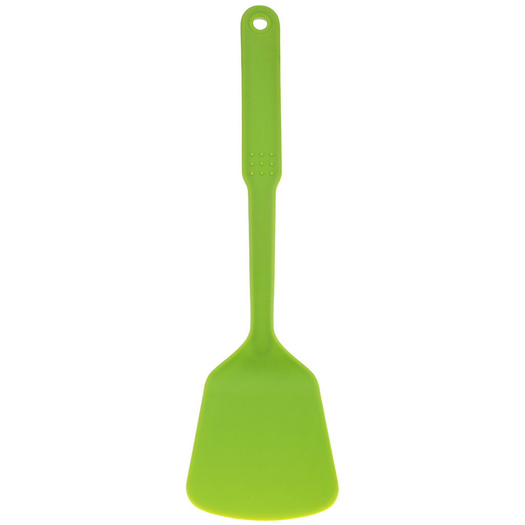 Гурман колор Лопатка кулинарная пластмассовая для тефлоновой посуды 31х8,8см, цвет - зеленый (Китай) - Домашняя Мода фото 2