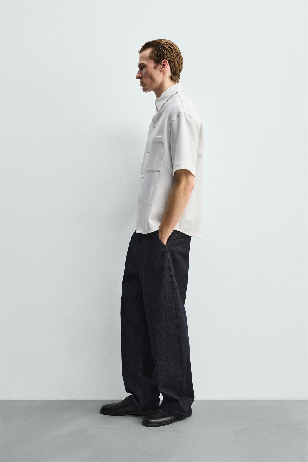 SOBRECAMISA CONFORT NON IRON / Blanco roto