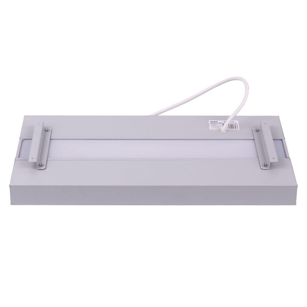 ULO-K16B 2x16W/4000K/L50 5W/3000K IP44 LIGHT GREY Светильник линейный светодиодный подвесной с фоновой подсветкой. Белый свет (4000К). Алюминий. Цвет светло-серый. TM Uniel