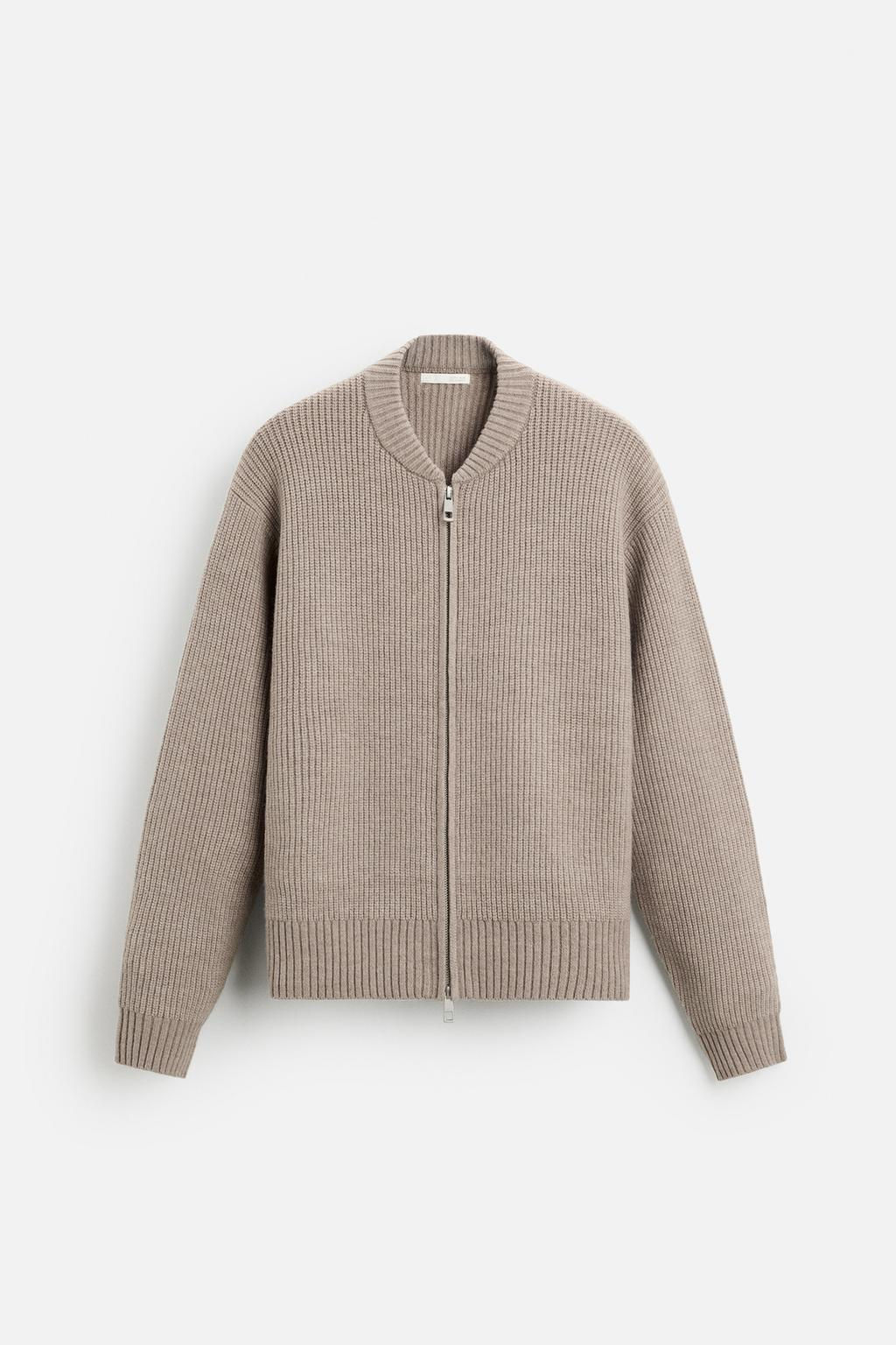 ZIP-UP KNIT JACKET - Zara фото 7