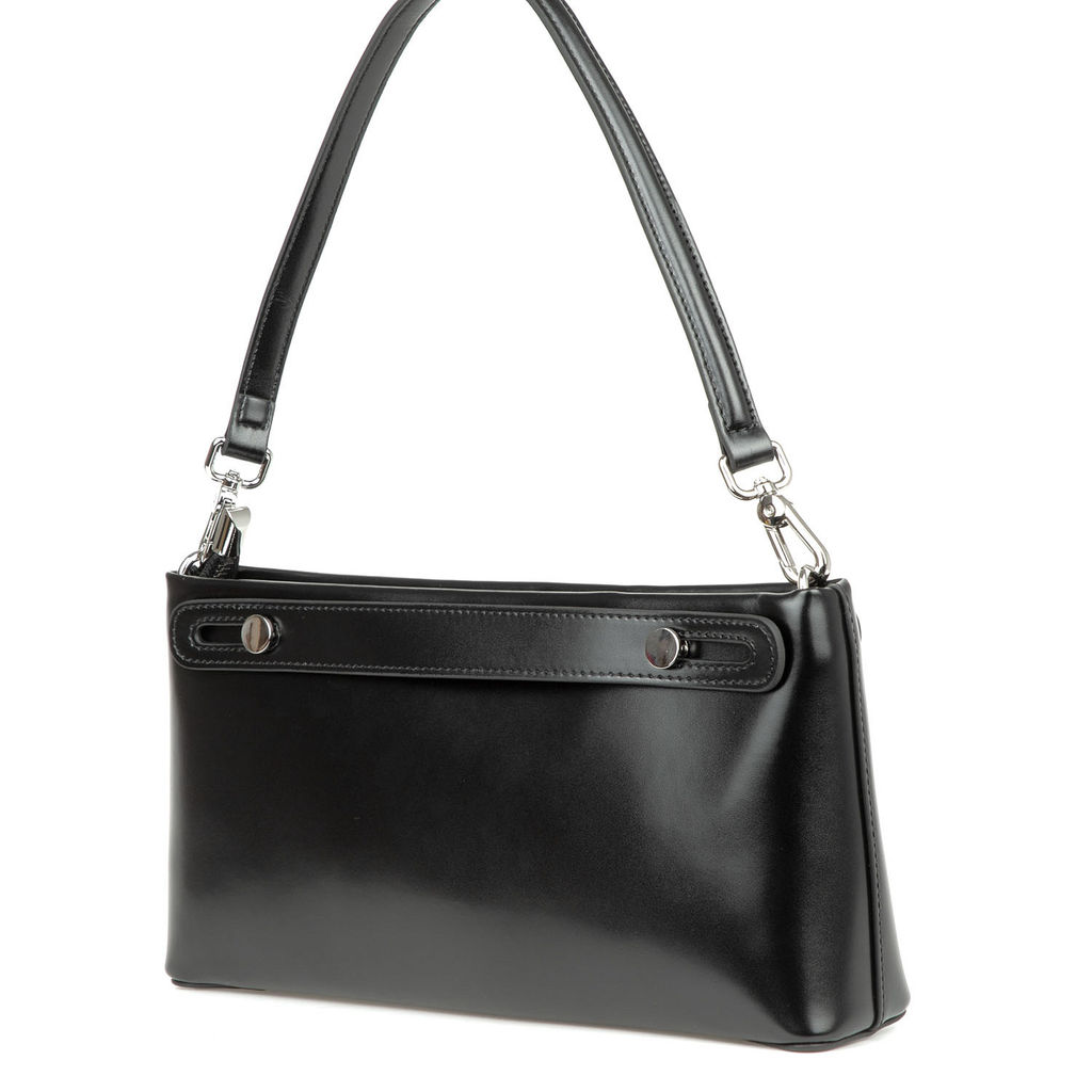1131 black, Женская кожаная сумка, Barcelo Biagi