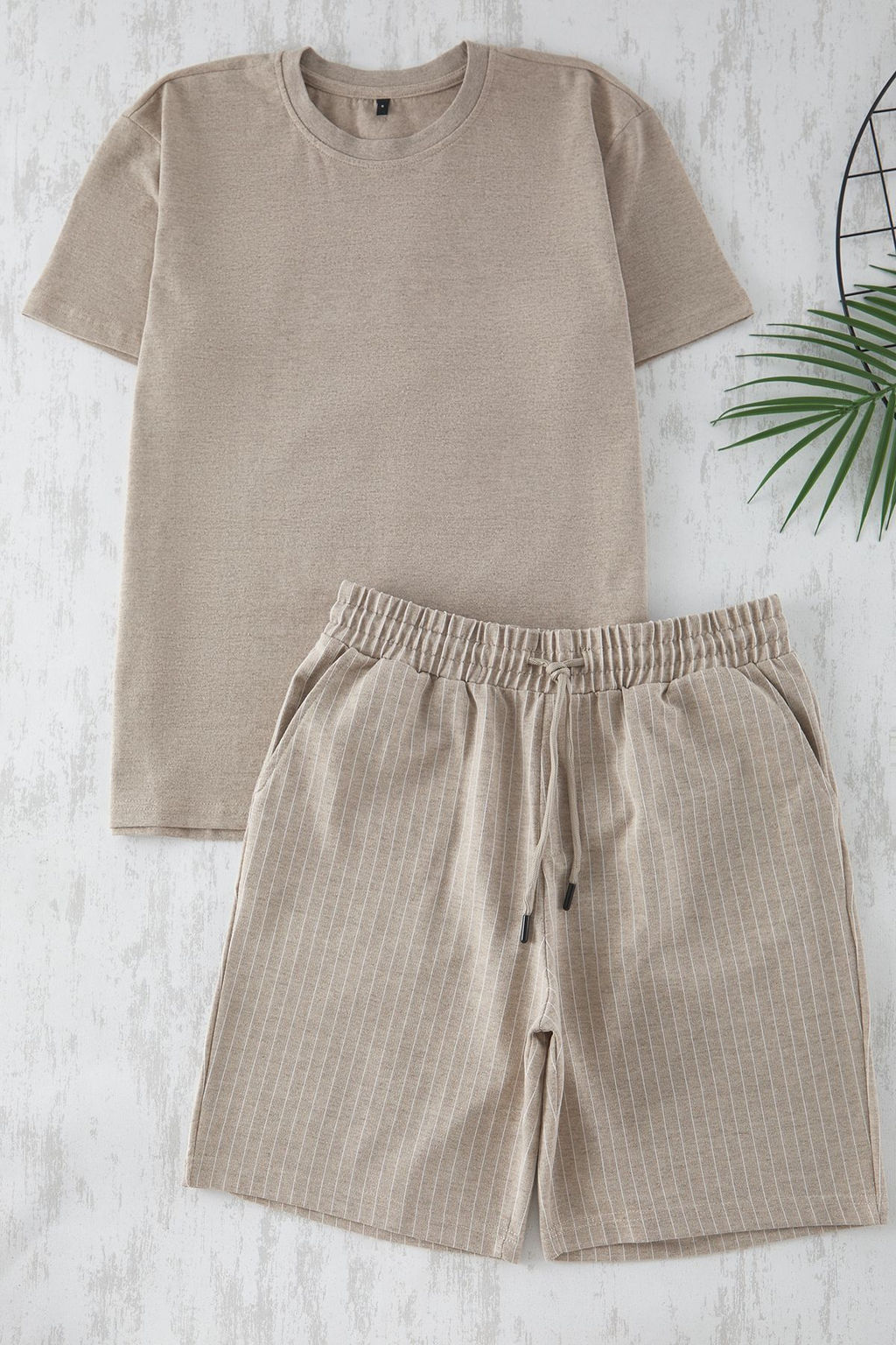 TRENDYOL MAN Lacivert Regular Fit Alt Cizgili Sortlu Pijama Tak?m? TMNSS22EM0013 - Trendyolmilla фото 11