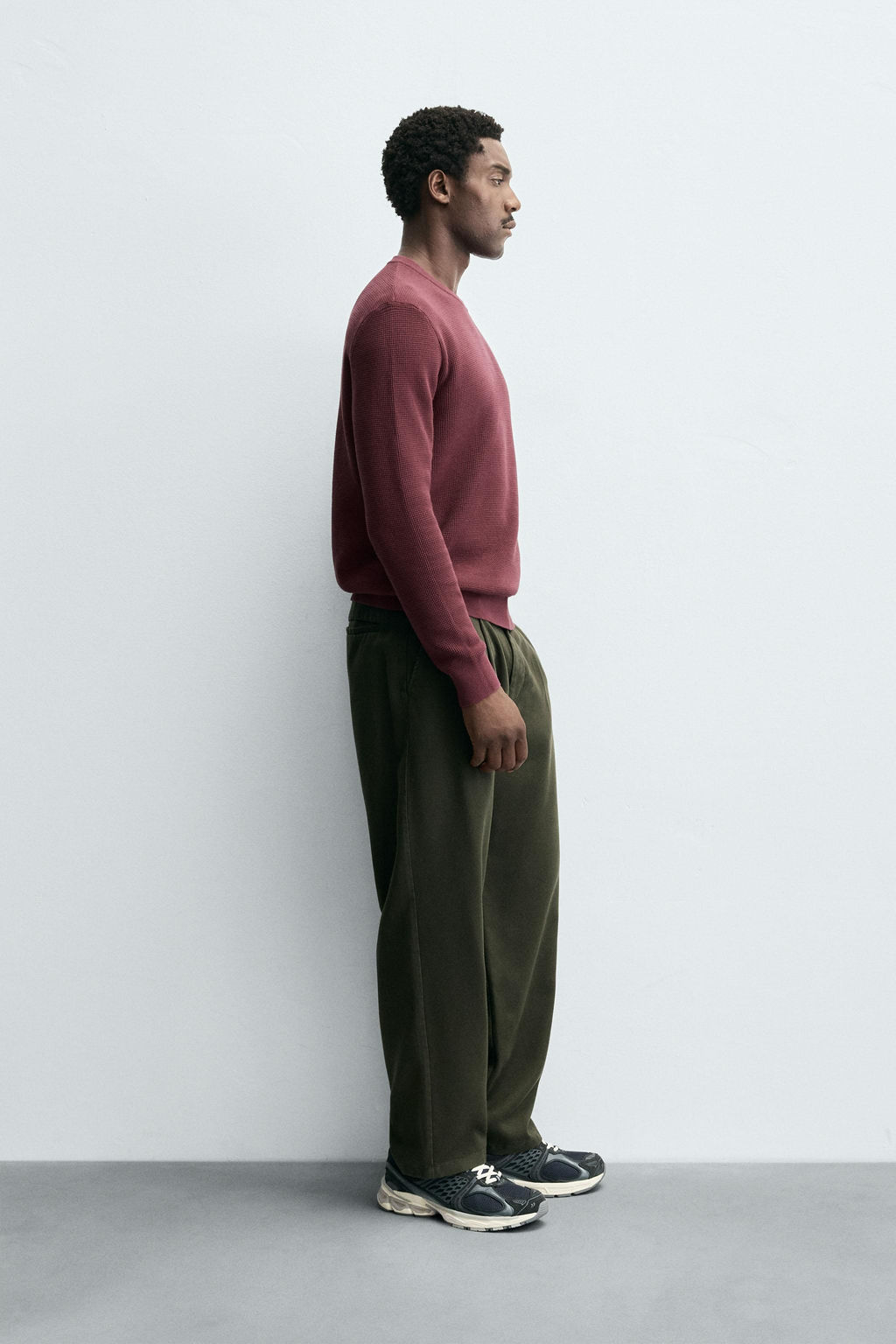 REGULAR FIT TEXTURED SWEATER - Zara фото 4