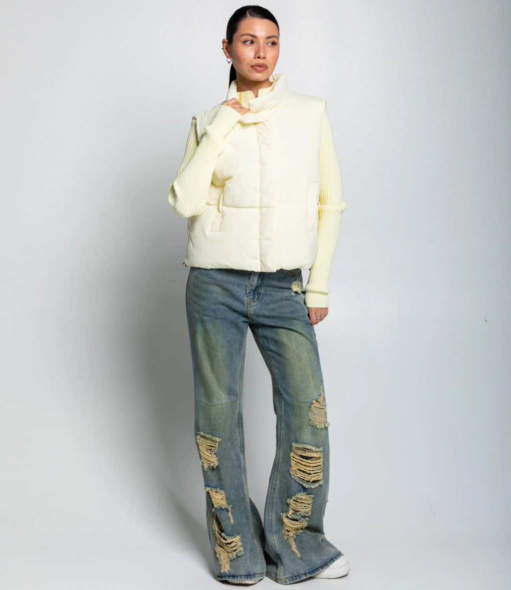 Жилет #КТ823 (3), кремовый - Dommod фото 4