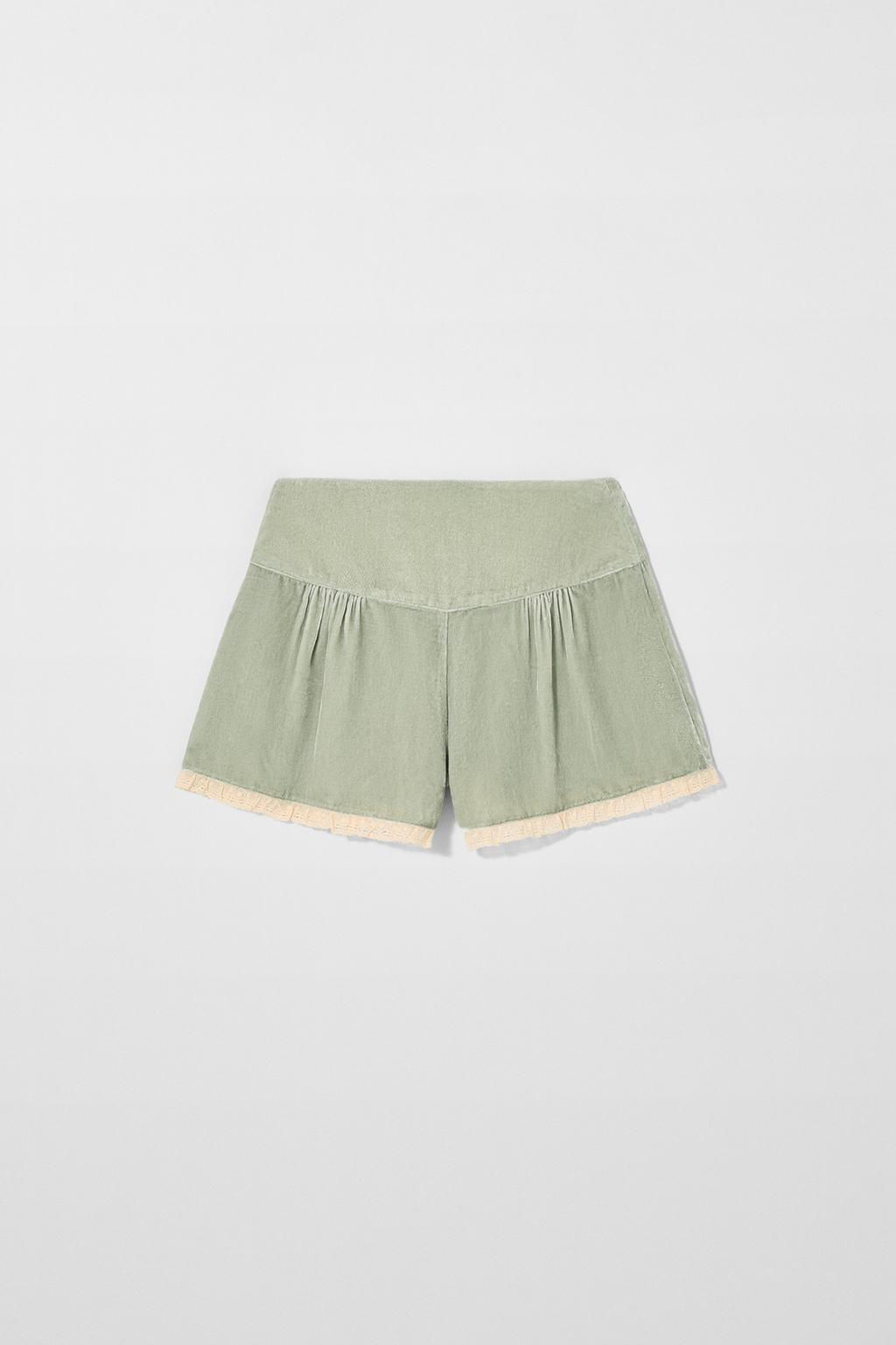 VELVET LACE SHORTS KATE MOSS X ZARA фото 3