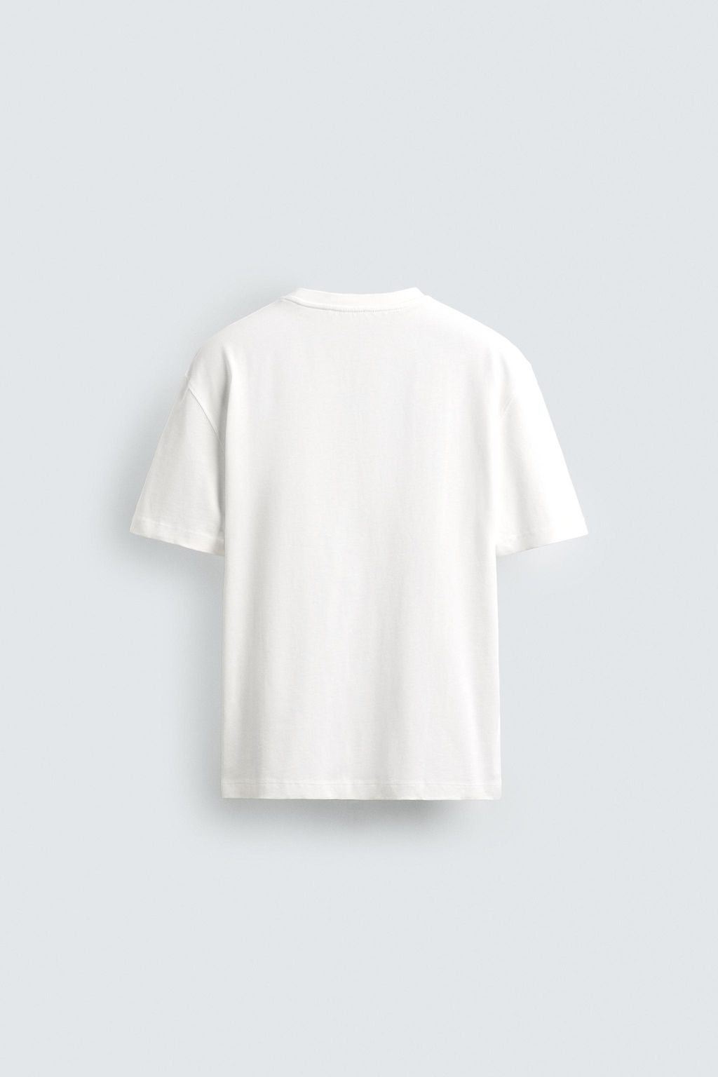 T-SHIRT WITH CONTRAST PRINT - Zara фото 8