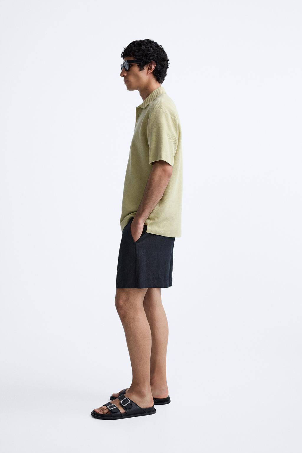 TEXTURED POLO SHIRT - Zara фото 30