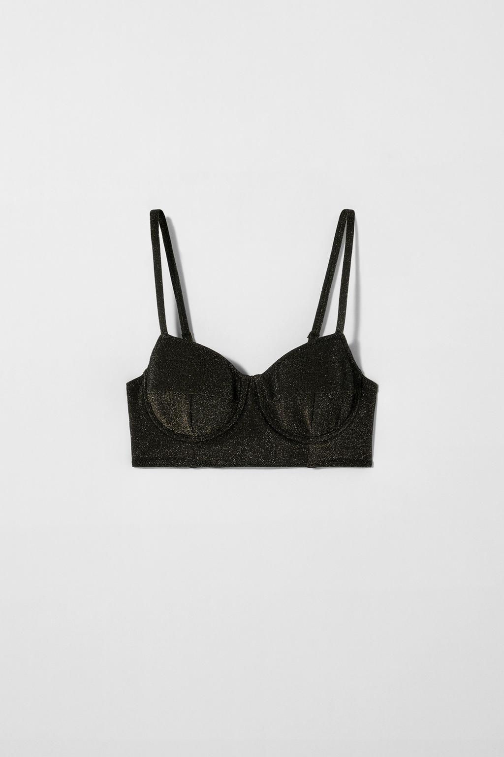 SPARKLY BIKINI TOP KATE MOSS X ZARA  фото 2