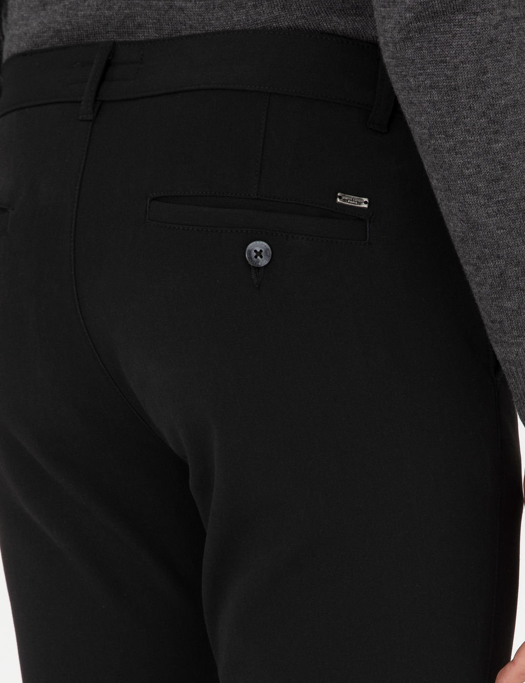 Siyah Slim Fit Kanvas Pantolon - Pierre cardin фото 6