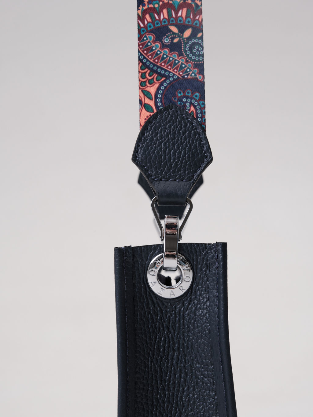 Сумка кожаная на плечо Azaro 30996 синий