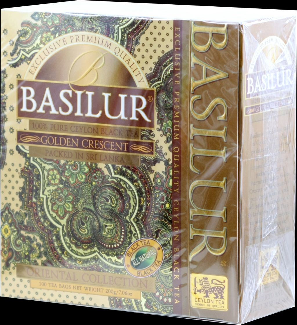 BASILUR. Восточная коллекция. Золотой месяц карт.пачка, 100 пак.