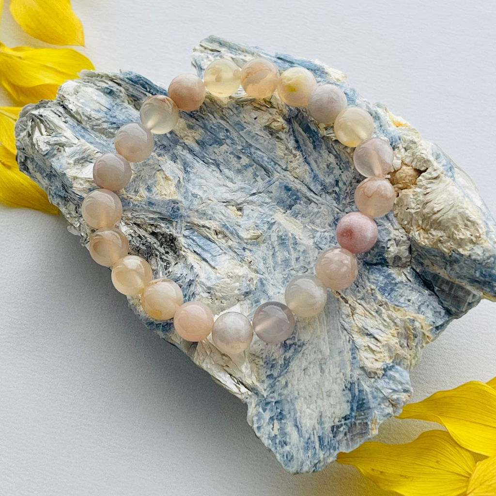 Браслет из Агата "Сакура"