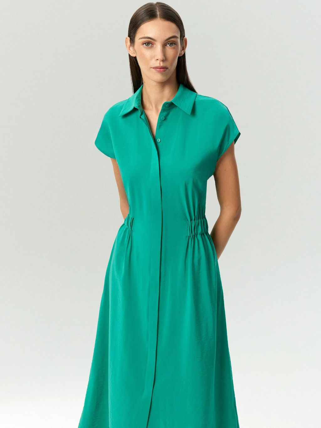 Платье макси из вискозы, PL1529/alsace - Emka фото 2