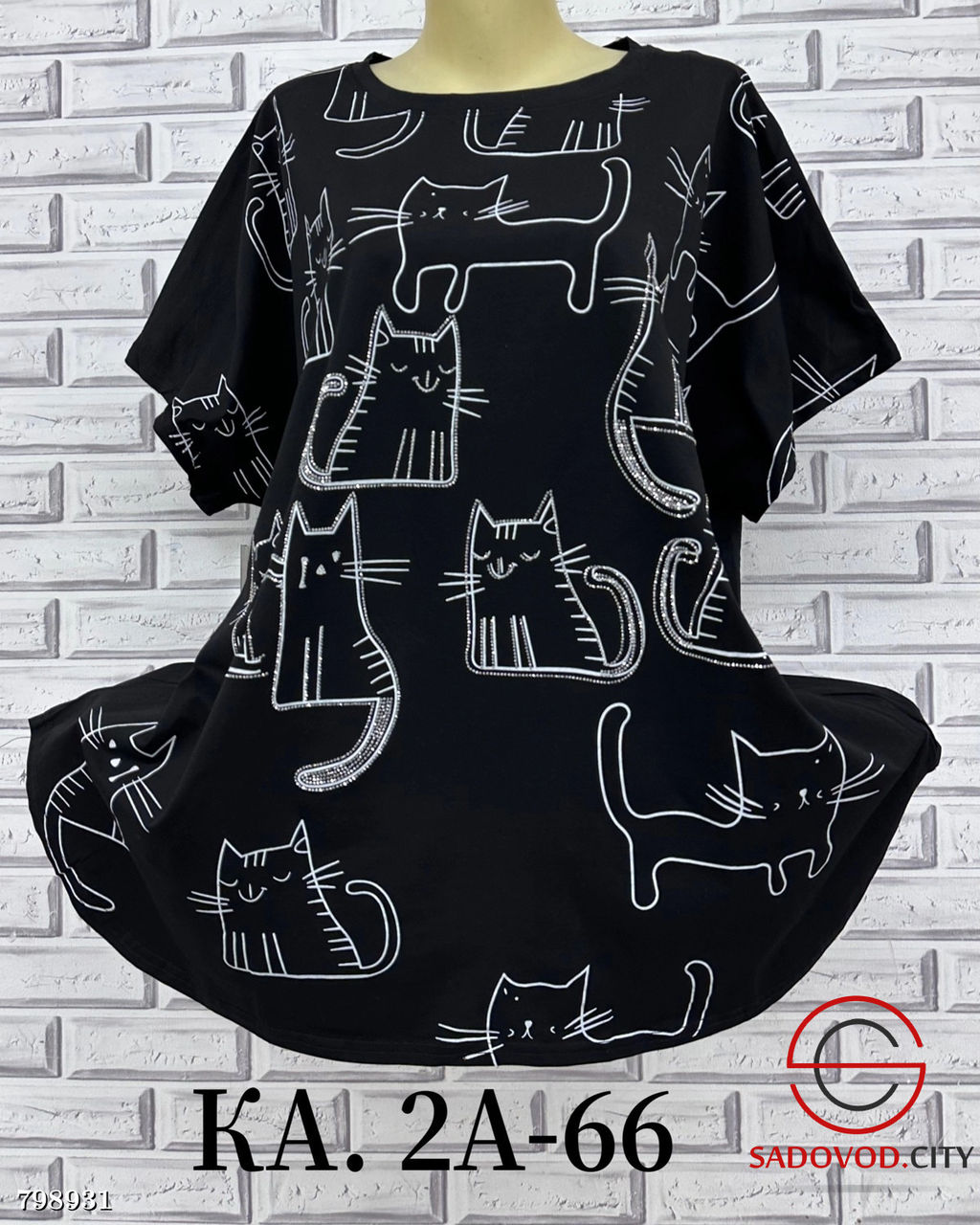 Футболка женская с котятами - Bruno фото 7