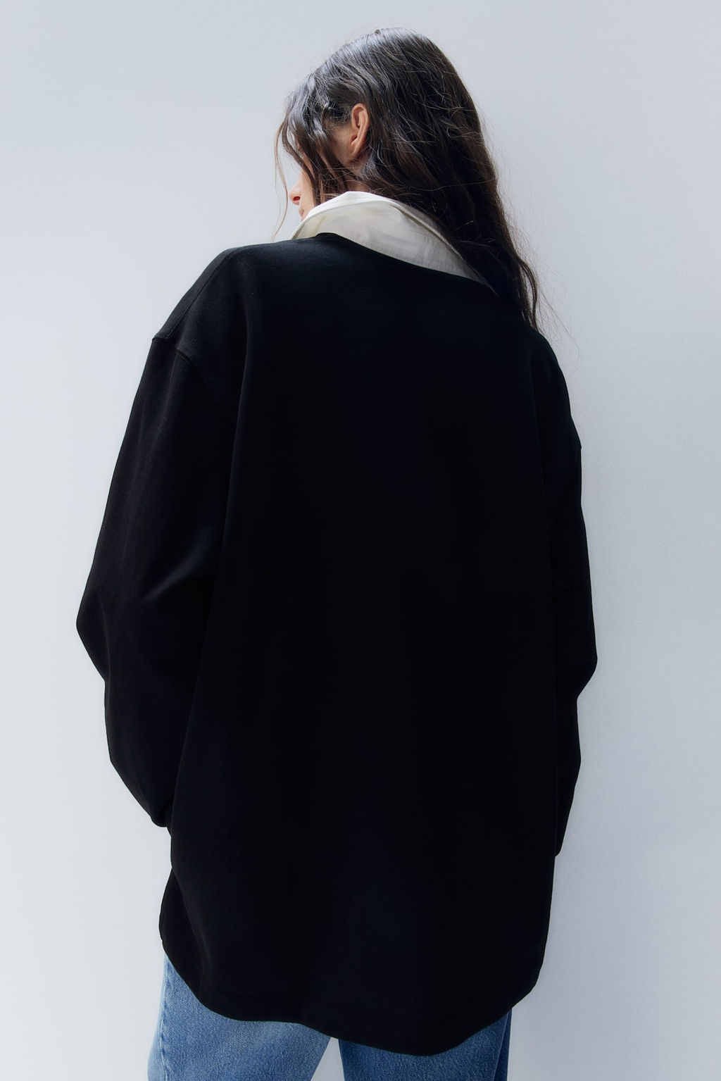 Embroidery-detail polo shirt - H&m фото 3