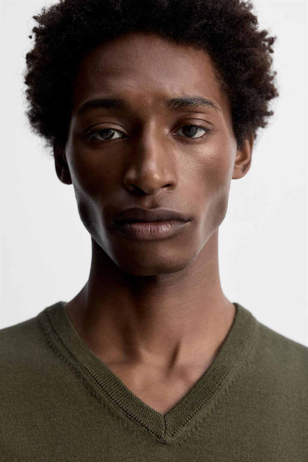 WOOL - COTTON SWEATER - Zara фото 5