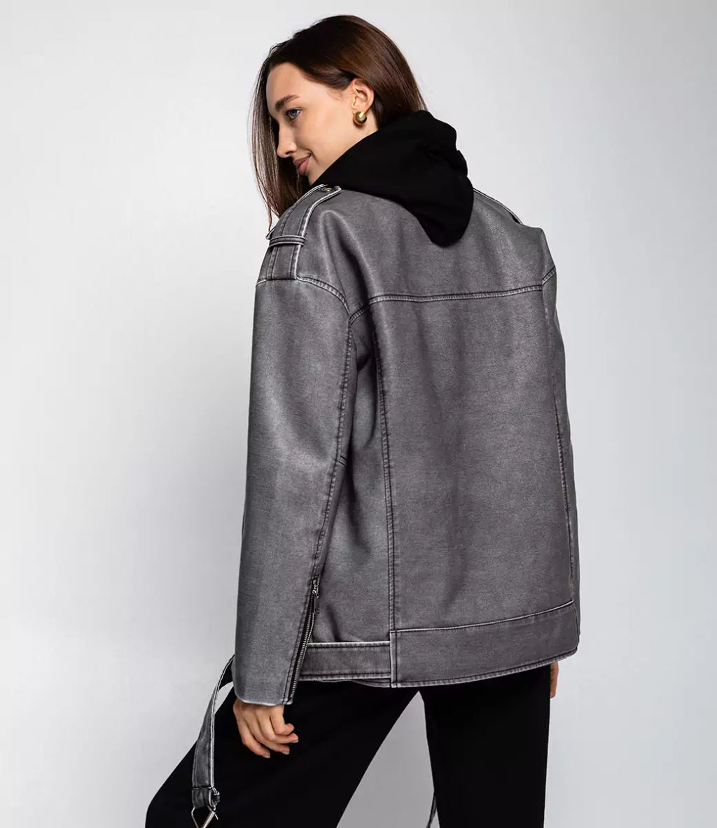 Куртка #КТ2375, серый - Dommod фото 3