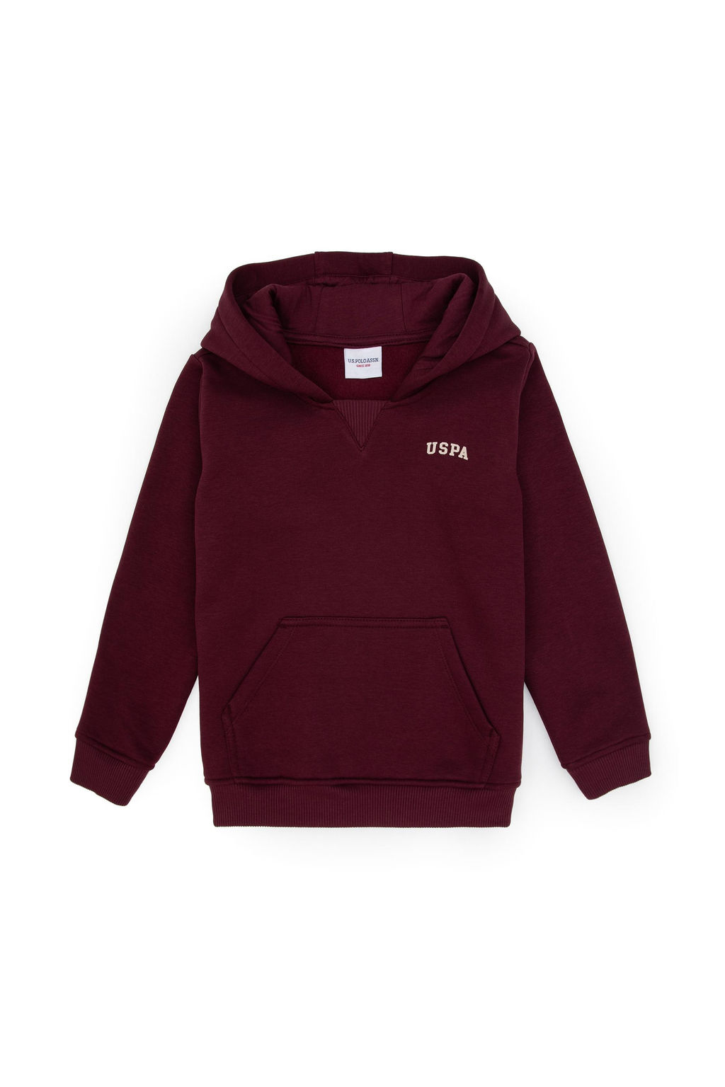 Erkek _ocuk Bordo Basic Kap__onlu Sweatshirt Sepette S_rpriz _ndirim