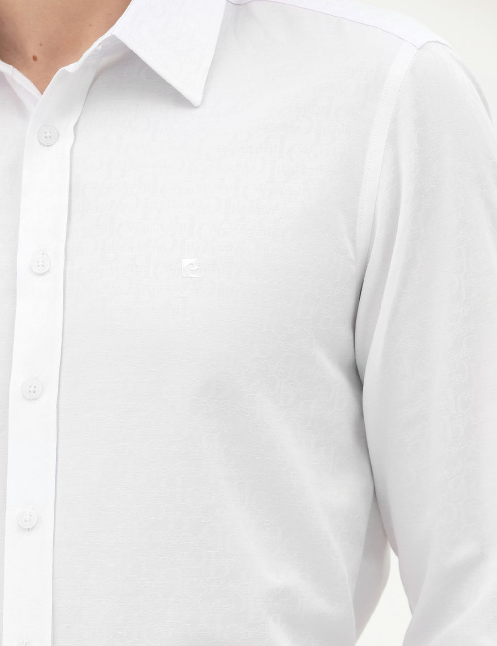 Beyaz Slim Fit Uzun Kollu G_mlek