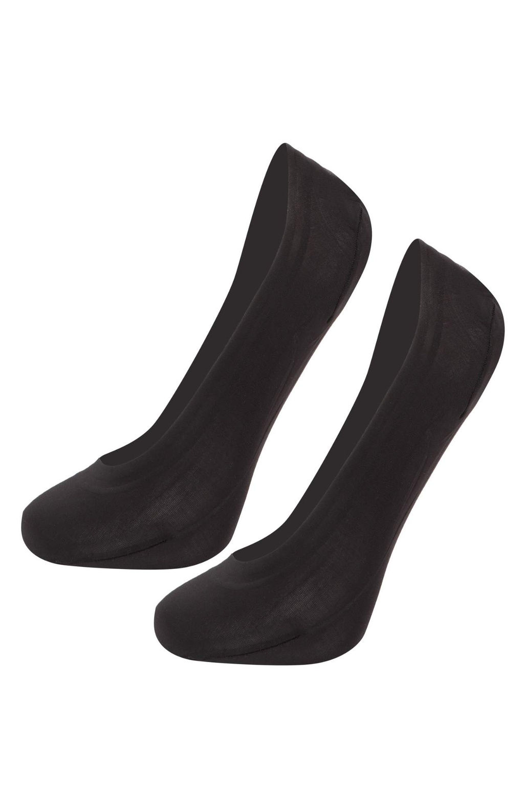 Kad?n Lazer Kesim 2li Microfiber Babet Corap - Defacto фото 2
