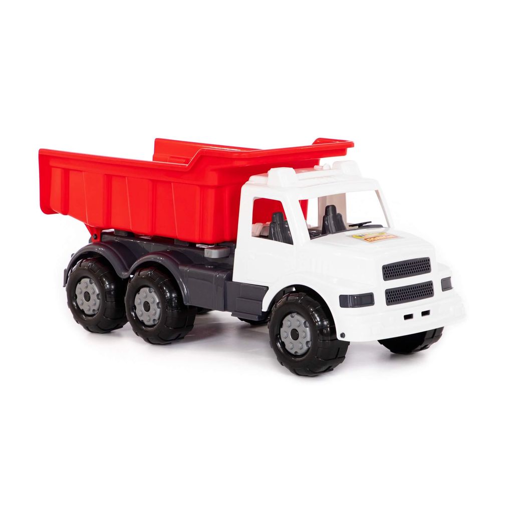 Буран №3, автомобиль-самосвал (бело-красный) - Полесье фото 5