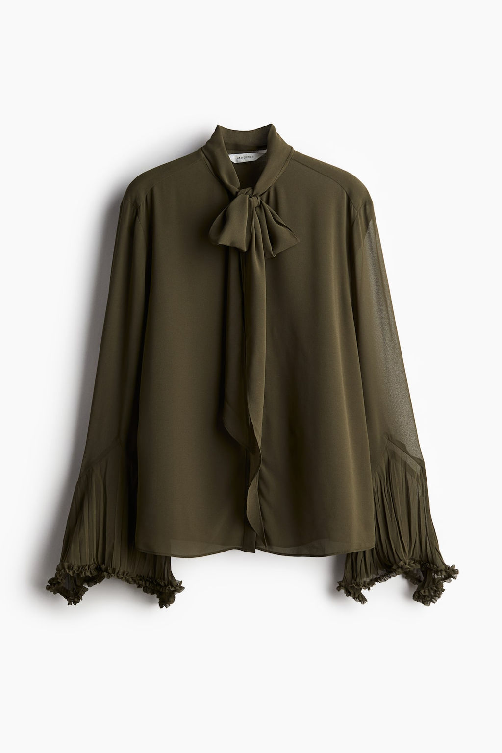 Blusa de gasa con lazada - H&m фото 7