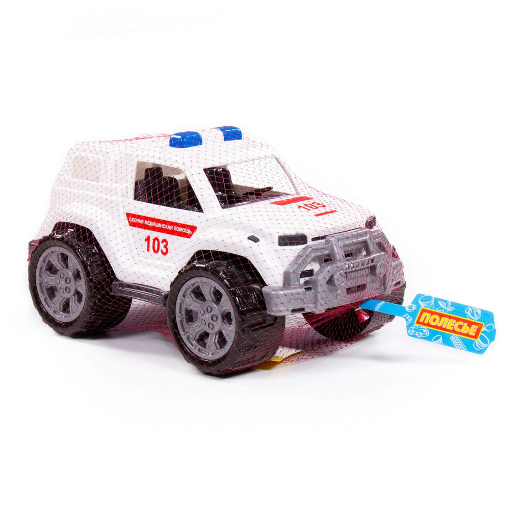 Автомобиль Легион скорая помощь (в сеточке) - Полесье фото 6