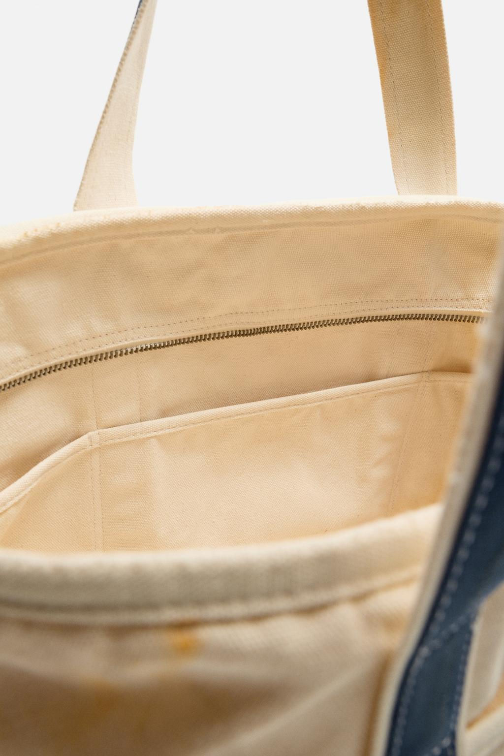 FABRIC SHOPPER BAG - Zara фото 5