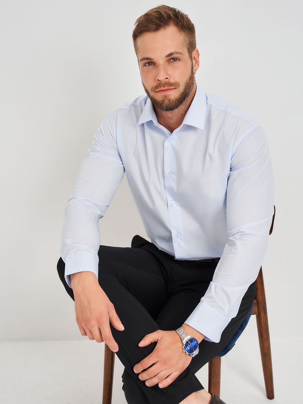 Сорочка мужская длинный рукав CASINO c210/157/064/Z_V  фото 10