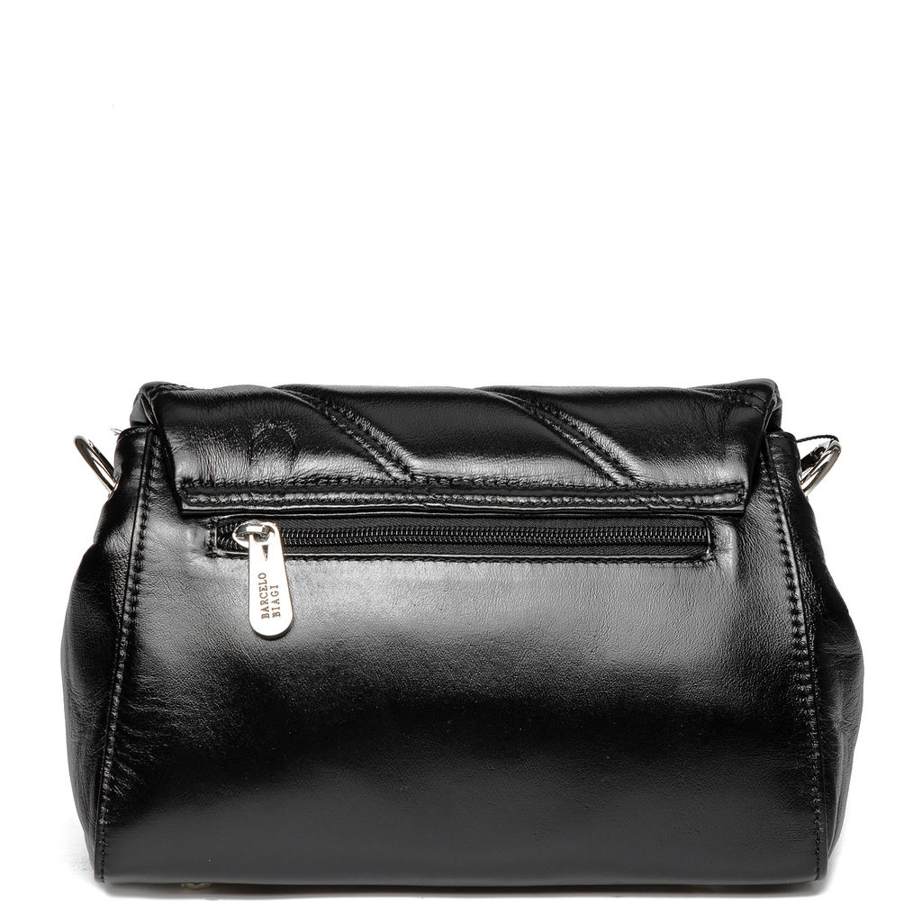 женская кожаная сумка Багетка - Barcelo biagi фото 2