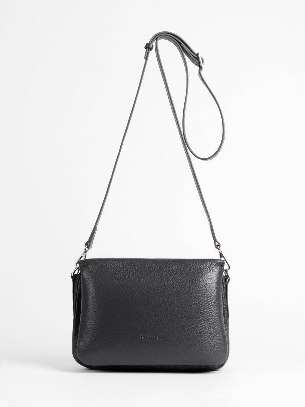 Женская кожаная сумка Richet 3280LN 303 Серый