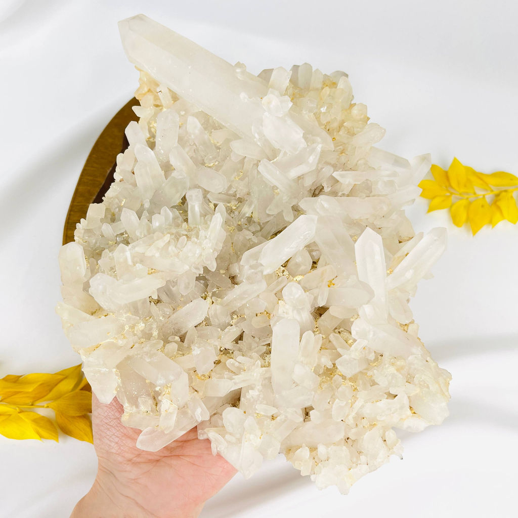 Друза Горного Хрусталя на подставке - Радуга самоцветов фото 3