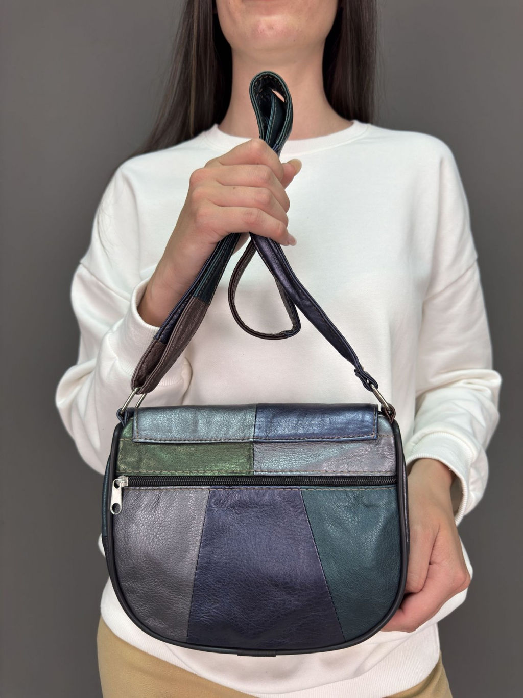 Сумка женская из телячьей кожи