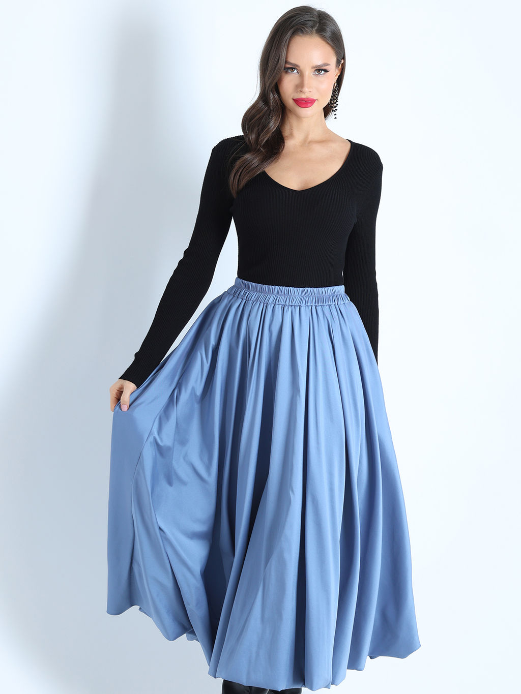 Юбка Широкие жесты, блю