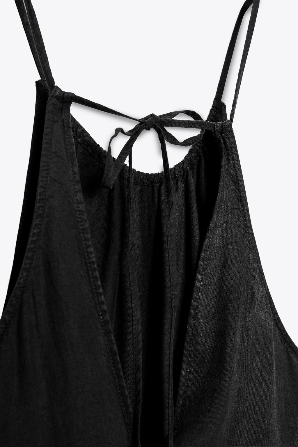 HALTERNECK DRESS WITH GATHERING - Zara фото 16