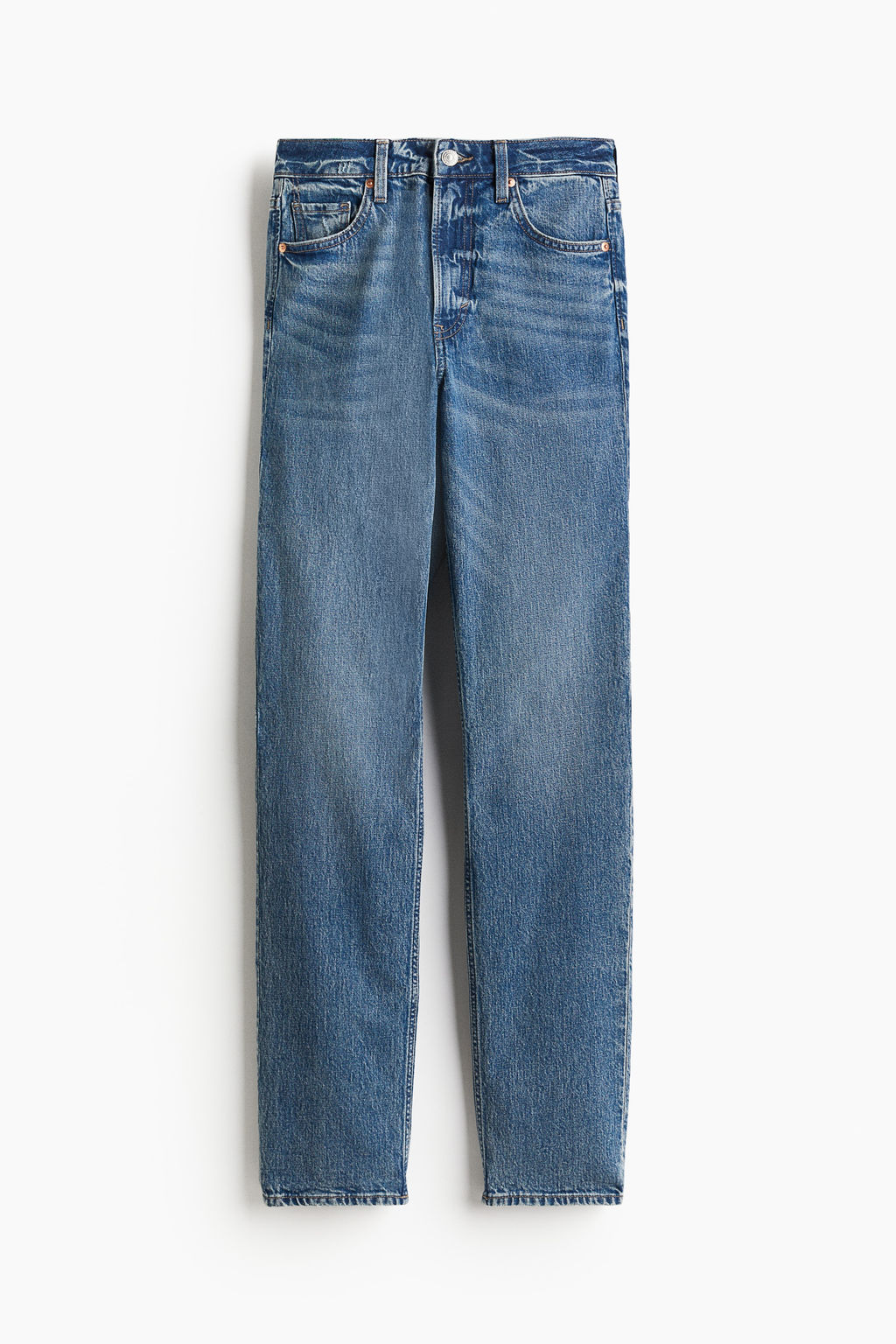 Slim Straight High Jeans - H&m фото 13