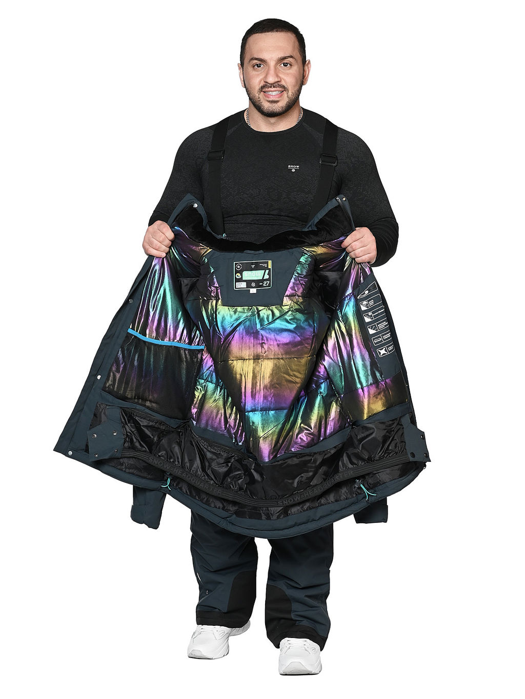 Костюм A-89103 Темно-серый