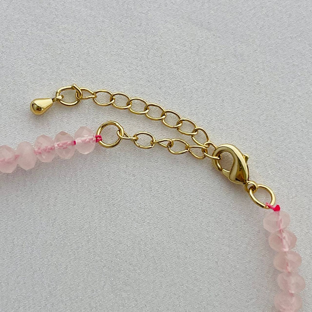 Бусы из Розового кварца 45 см +