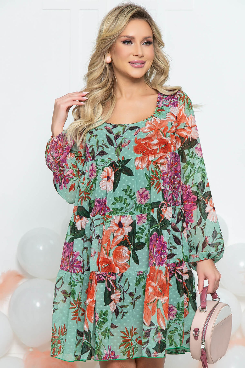 Платье Милее всех (яркие цветы) П5500 - Lt collection фото 14