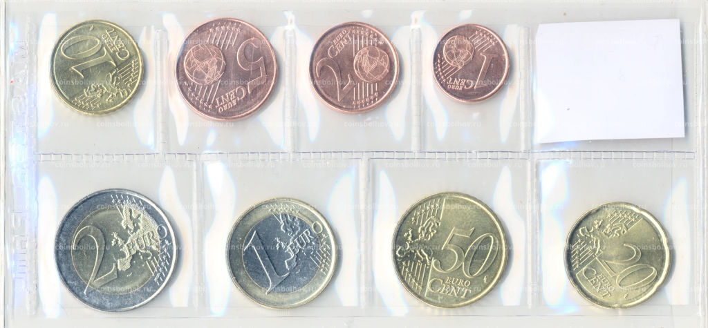 Годовой набор монет Евро 2023 года Испания (в блистере)