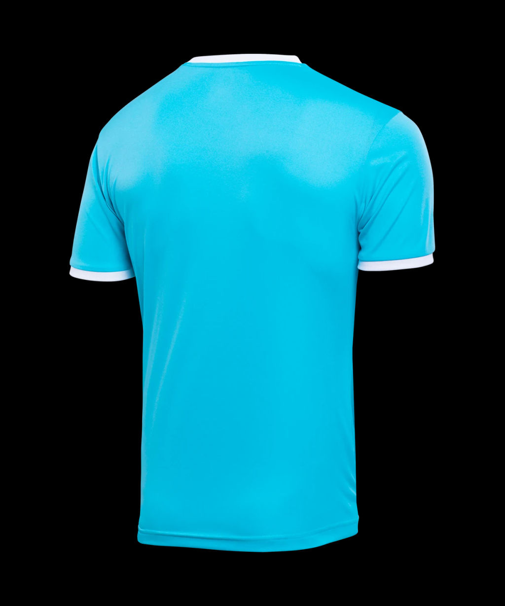 Футболка футбольная JOGEL CAMP Origin, бирюзовый/белый, детский