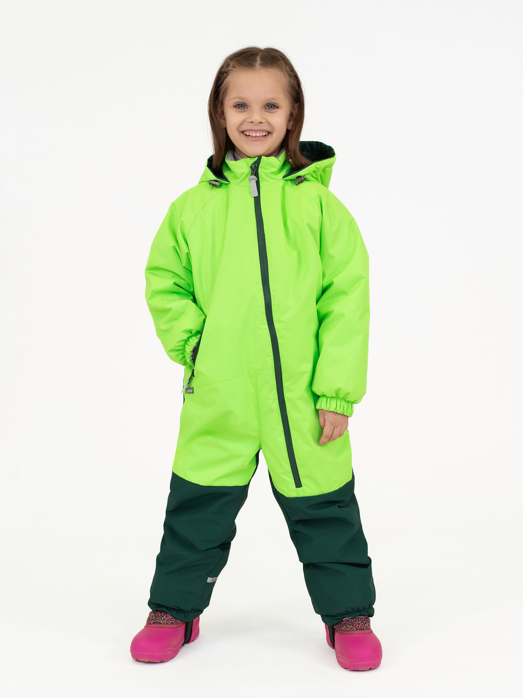 Комбинезон демисезонный яблоко зеленый - Arctic kids фото 49