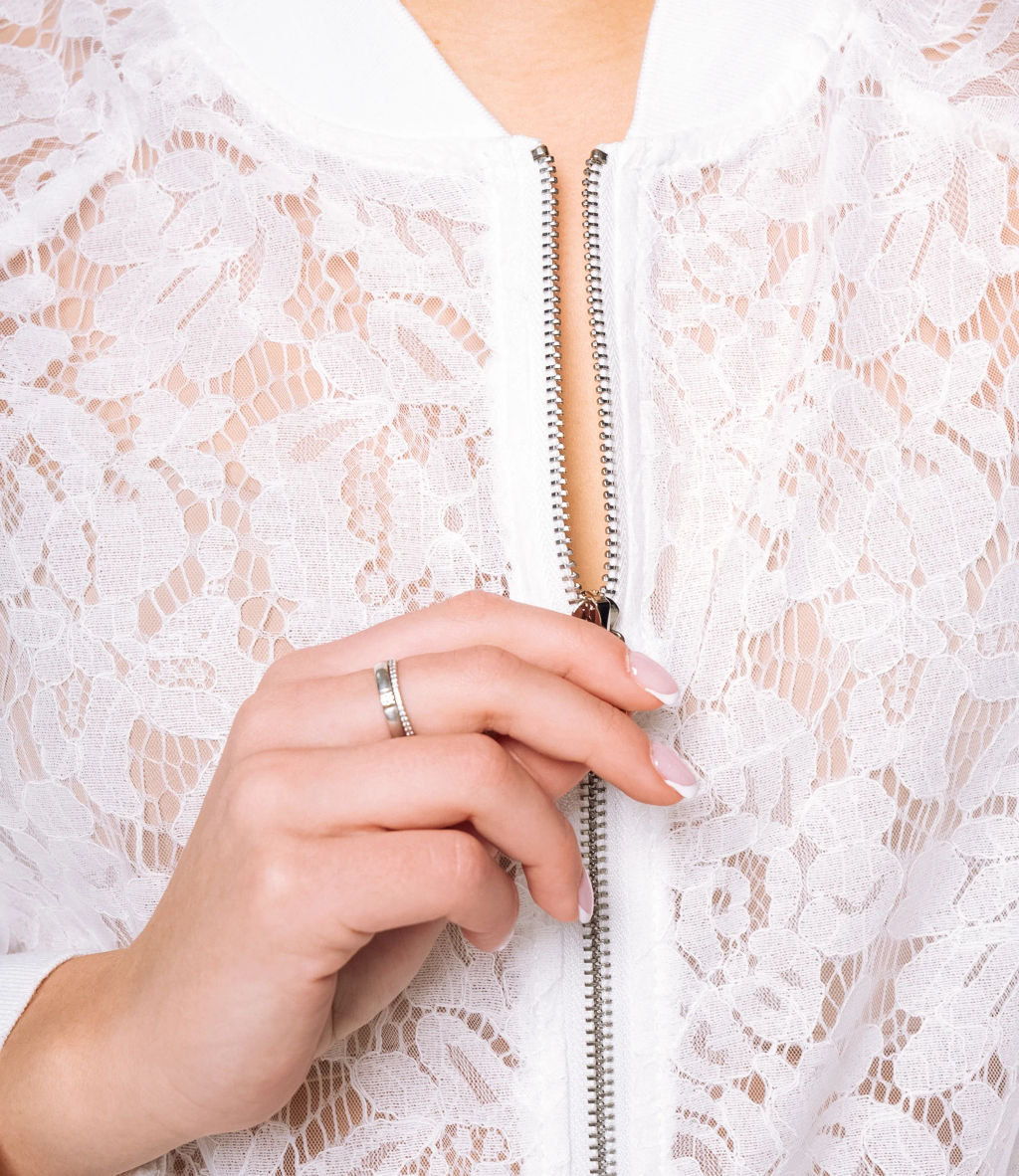 Бомбер #КТ001 (14), белый - Dommod фото 5