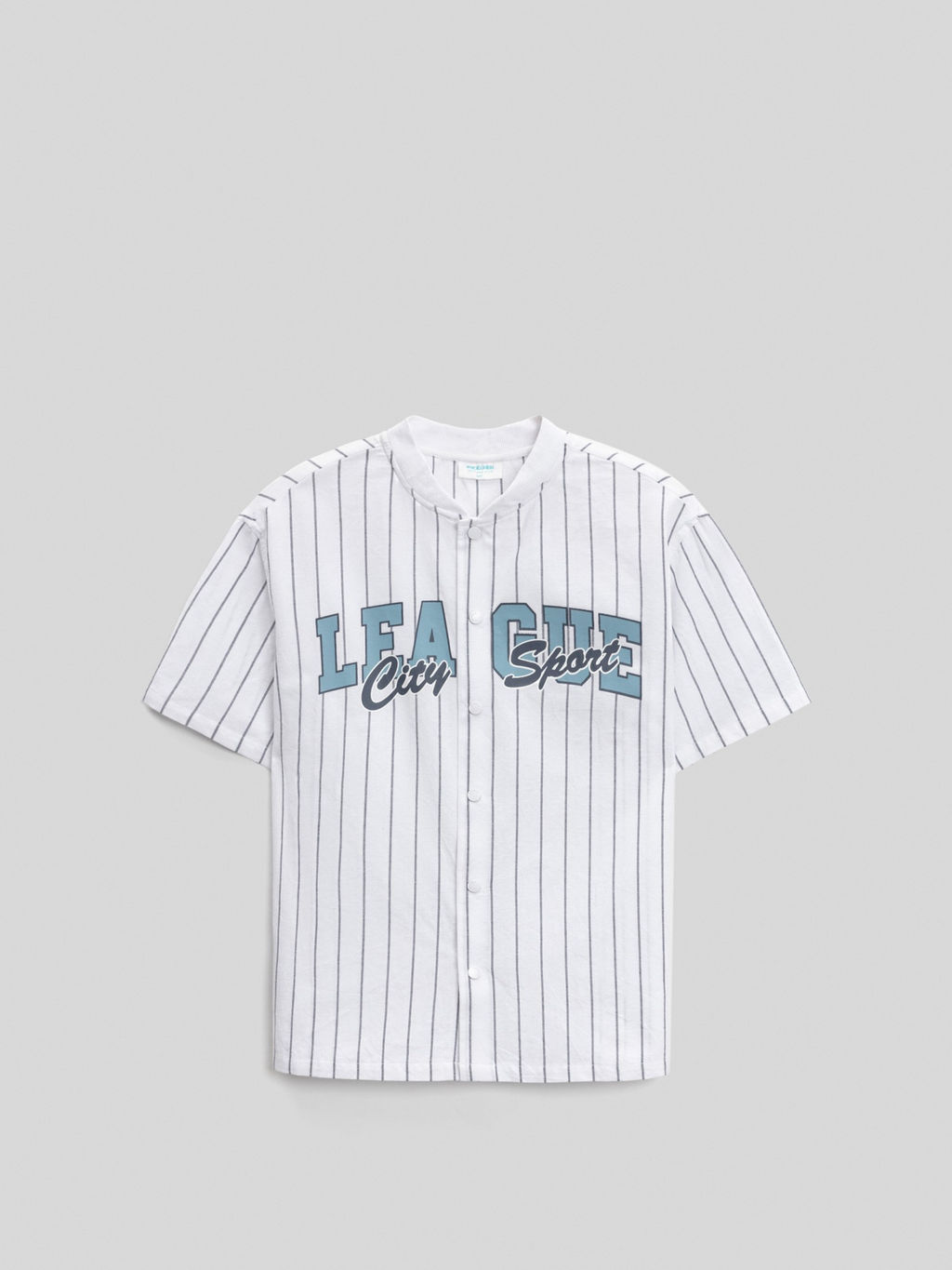 ACOOLA / Сорочка верхняя детская для мальчиков Ferhado сине-белая полоска  фото 3