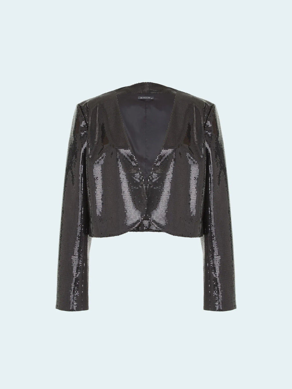 Укороченный жакет с пайетками, ML827/lustrini