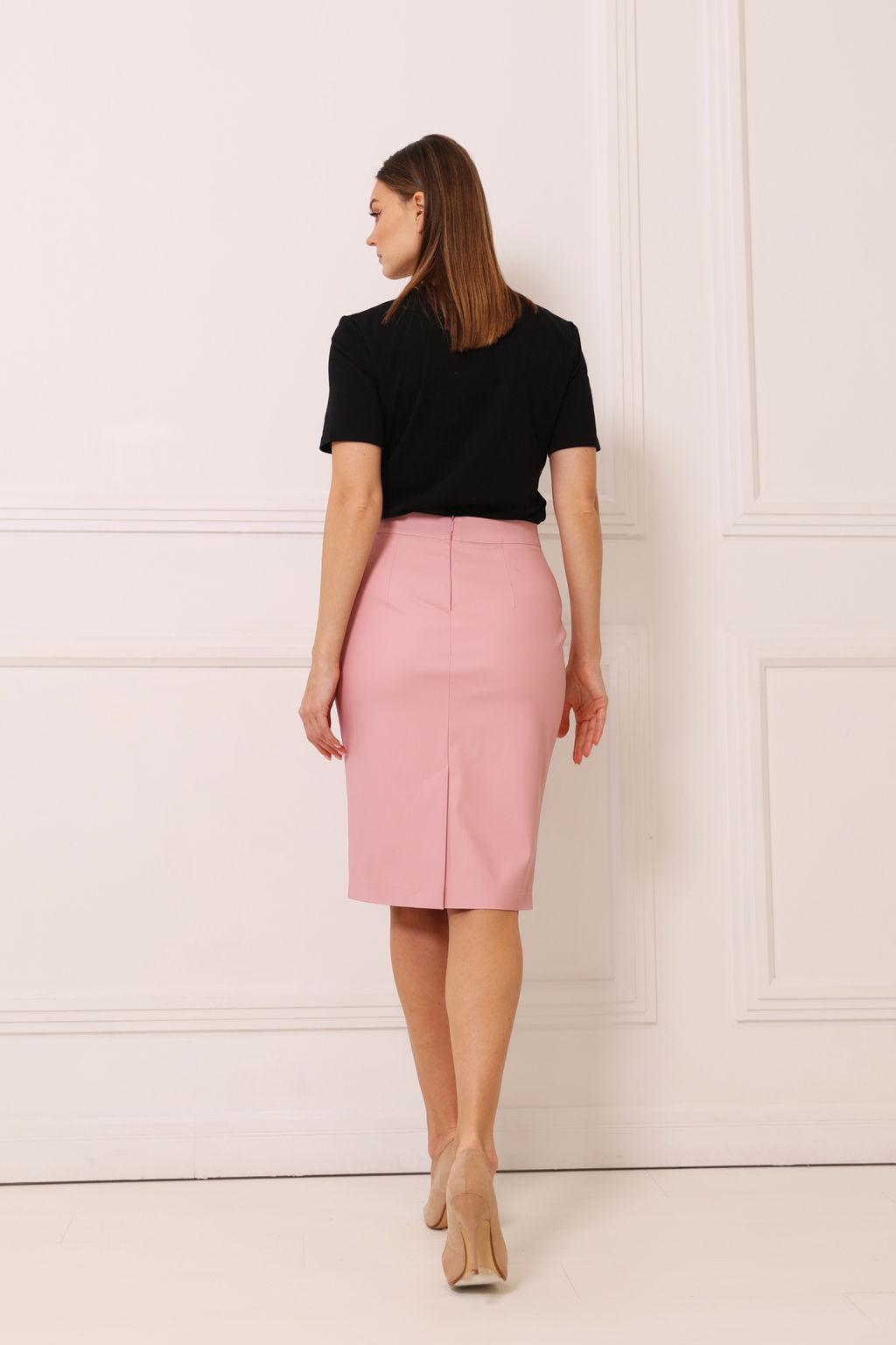 Юбка-карандаш из экокожи - Looklikecat фото 2