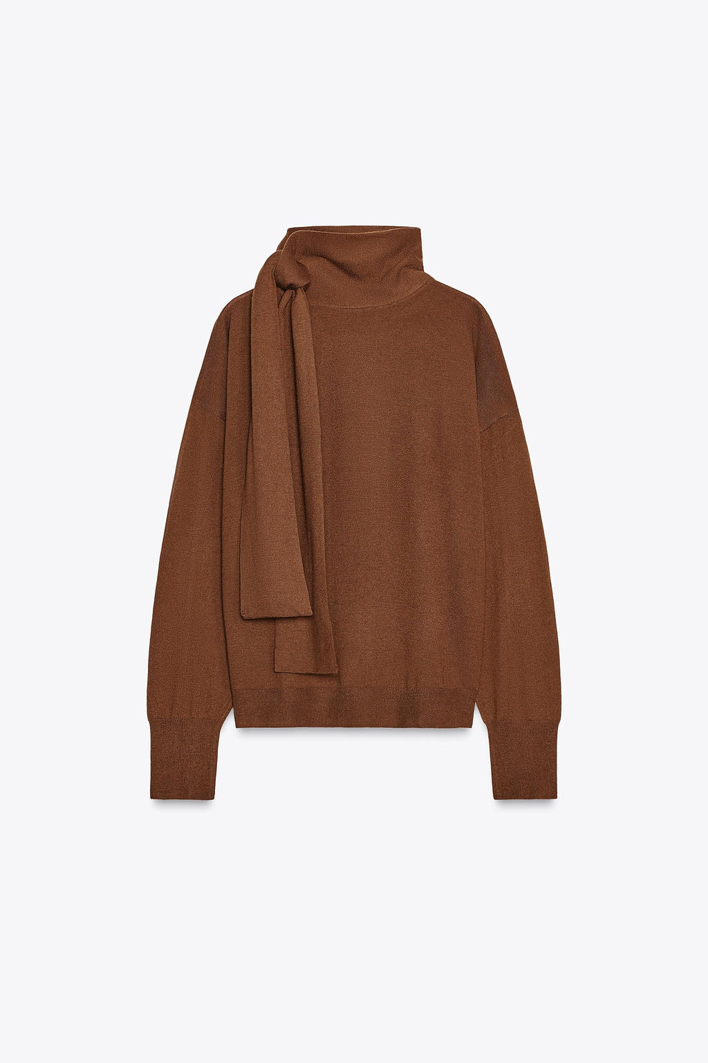 FINE KNIT BOW SWEATER - Zara фото 5